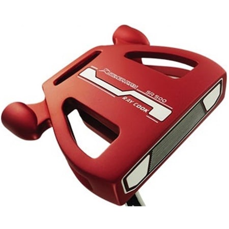 Ray Cook Golf 34 in Silver Ray SR500 Putter Limited Edition Red 11RAYSR500LMRHREGST34R01